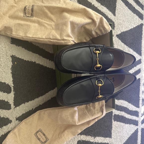 Black Gucci Betis Glamour Nero loafers